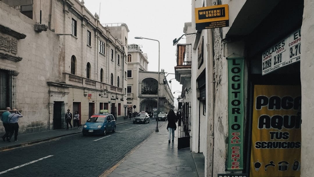 Colonial architecture in Arequipa, Peru
